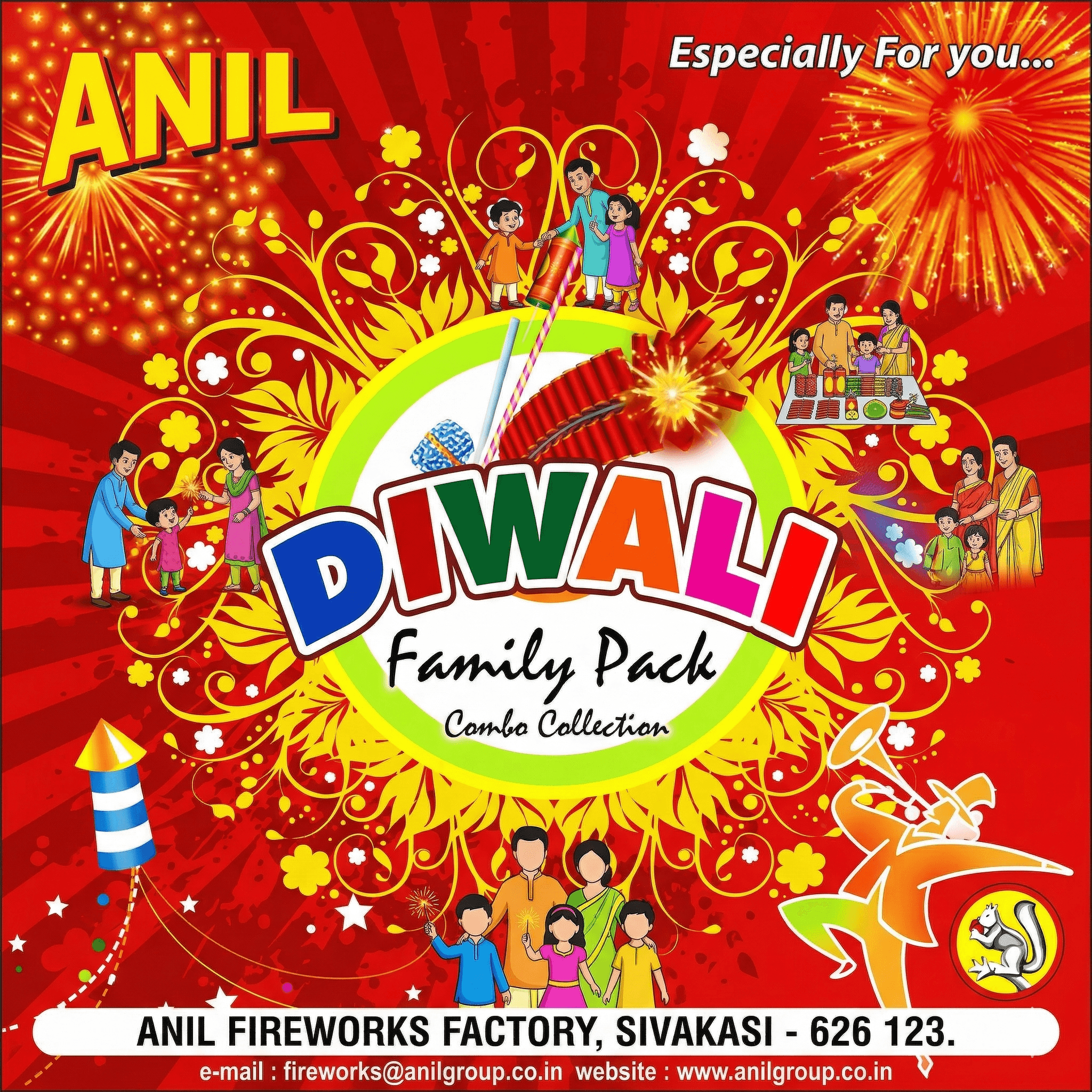 Family Diwali Pack — Sivakasi crackers for Andhra Pradesh